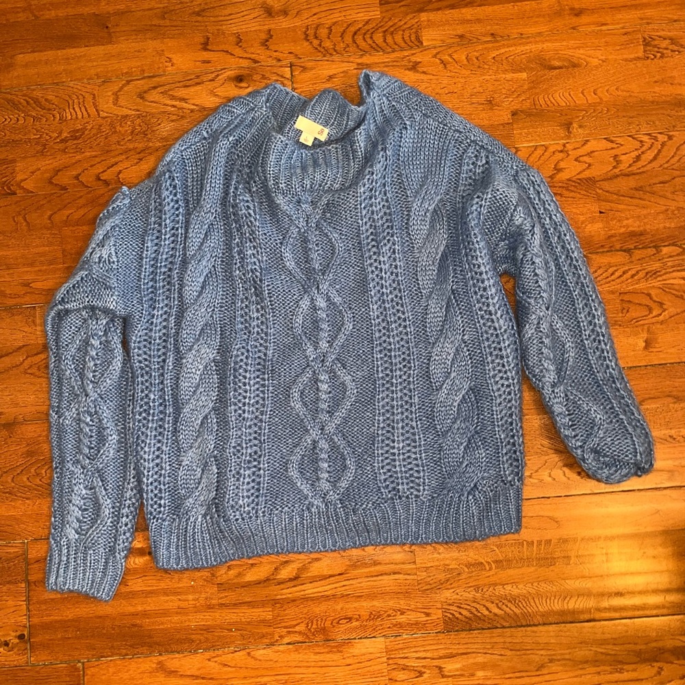 Vibrant blue sweater